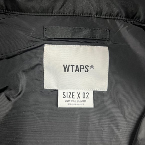 WTAPS Windbreaker Mens 02 Medium M Black Keeper Jacket Reflective 1/2 Zip Golf 2 - Picture 3 of 8